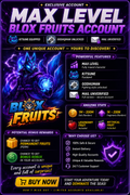 🦊 BLOX FRUITS MAX LEVEL ACCOUNT (2800) 🦊⚡ KITSUNE ⚡🥊 GODHUMAN 🥊📧 MAIL UNVERIFIED 📧